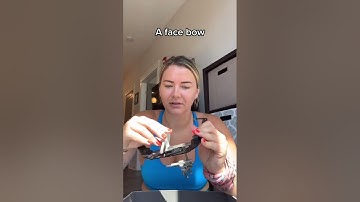 A face bow is used to help make dentures and put the teeth in the right area of the mouth! #dentures