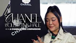 CHANEL GIRLY HAUL & CHANEL 25 SIZE COMPARISONS 🖤  |  RICHCURATED