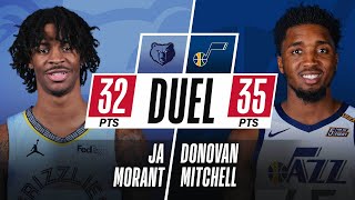 Donovan Mitchell 🕷 & Ja Morant 💥 DUEL in UTAH! 🔥