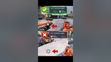 ✅ Best Left Joystick mode Settings in CODM BR🔥Pro Settings in CODM💯 Codmobile #shorts #codmbr #codm