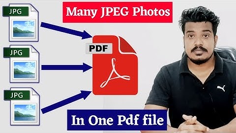 How to Convert Multiple JPEG Photos to One Pdf file ! Multiple Photos in One Pdf ! Editing Tips 2022