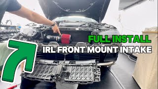 BMW B58 IRL Front mount intake installation #b58 #bmw #m440i