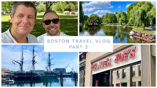 BOSTON TRAVEL VLOG - JUNE 2022 - PART 2 - SWAN RIDE, FENWAY PARK AND SHOPPING