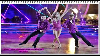 Jordan Fisher, Lindsay Arnold \& Corbin Bleu's Trio Salsa | DWTS - #TeamFishUponAStar