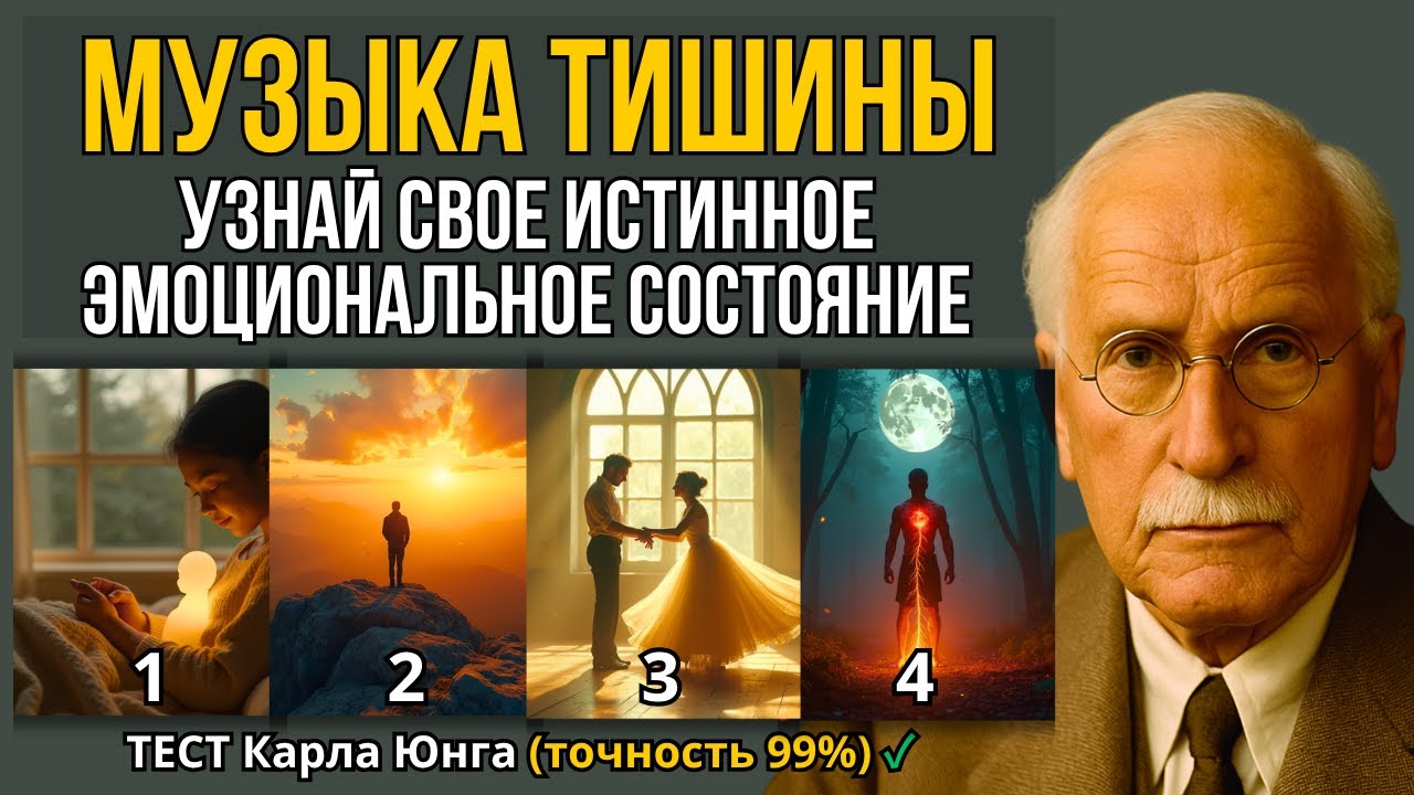 МУЗЫКА ТИШИНЫ | Тест Юнга, который покажет ваше истинное эмоциональное состояние.