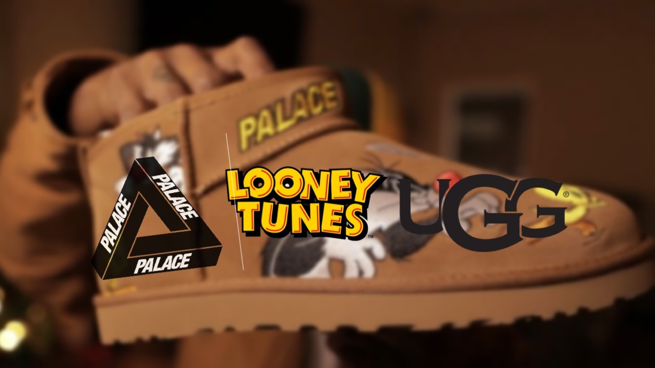 Palace x Ugg x Looney Tunes Mini Boot Review & on foot - YouTube