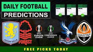 DAILY FOOTBALL PREDICTIONS TODAY 07 MAY | EUROPA LEAGUE - CONFERENCE LEAGUE | BETTING TIPS  | UEFA