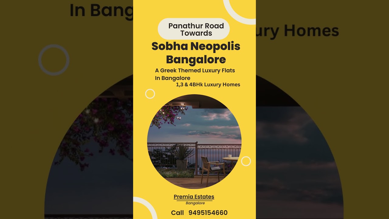 Sobha Neopolis Bangalore Panathur Road | Sobha Neopolis Bangalore  