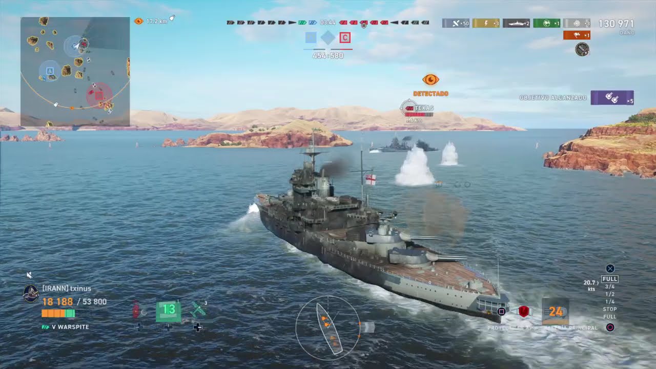 WARSPITE 1 KILL 151K DMG  World of Warships: Legends