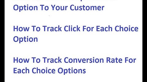 Choice Page By Exact Links