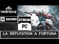 Warframe fr  fortuna reputation mises a prix