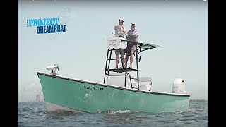 Florida Sportsman Project Dreamboat - Shallow Water Skiff Dreams, Custom 28 Bertram Repower