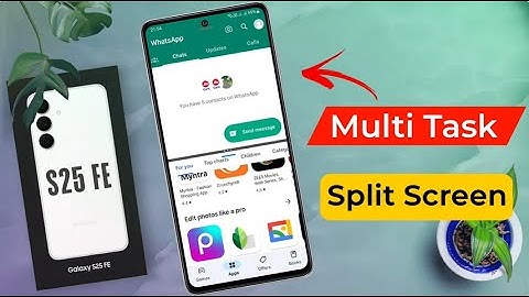 Samsung Galaxy S25 FE Floating Window Setting | How to Do Split Screen in samsung s25 fe
