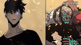 Solo Leveling Sung Jinwoo vs Tusk fullfight (Part 2) #sololeveling #manhwa #fyp