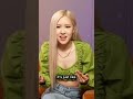 BLANKPINK ROSE PRETTY AND HUMBLE |Speaking English Well.