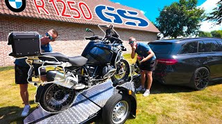 Picking Up The NEW BMW R1250GS Adventure : Losing My BMW GS Virginity!