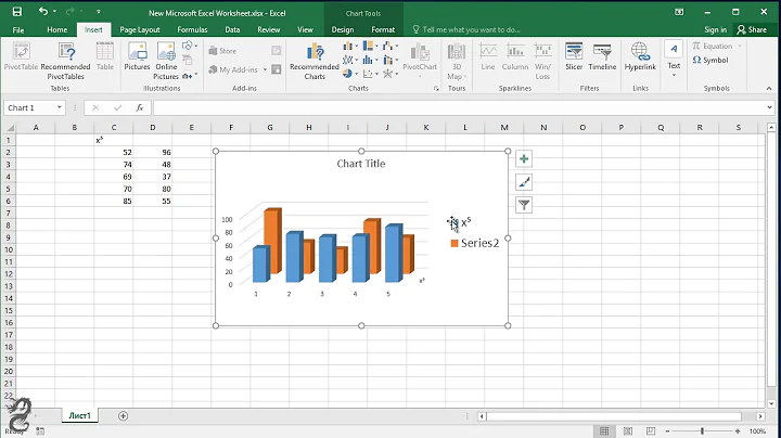 How to add subscripts and superscripts into legends in Excel