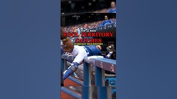 Top 10 Best Foul Territory Catches in MLB History | Part 1