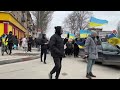 Митинг и раздача гуманитарки Мелитополь 5.03.22.Rally and distribution of humanitarian aid Melitopol