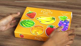 Puzzles for Kids Age 2 Build Motor Skills Chunky Fruit Jigsaw Toy Toddler Learning Gifts screenshot 2