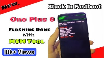 How to unbrick oneplus 6t using msm tool