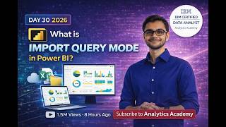 What is Import Mode in Power BI? 🔥 🔥 (Full Practical + Interview Explanation) | Analytics Academy |