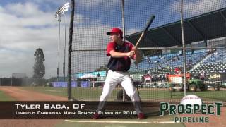 Tyler Baca Prospect Video, OF, Linfield Christian High School Class of 2018