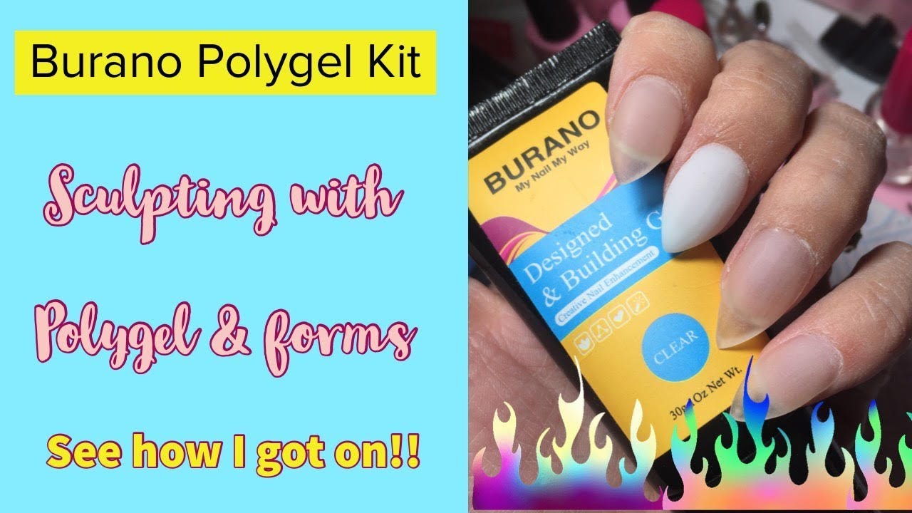 DIY/How To| sculpting with Polygel beginners friendly| Sculpting with Burano| Best Polygel kits