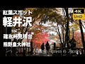 軽井沢 紅葉 2022 『碓氷峠見晴台』 『熊野皇大神社』