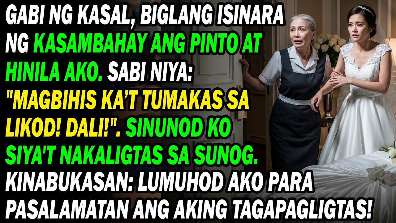 🚨Gabi Ng Kasal, Hinila Ako Ng Kasambahay Magbihis Ka't Tumakas! Dali! Sumunod Ako. Nakaligtas...🔥