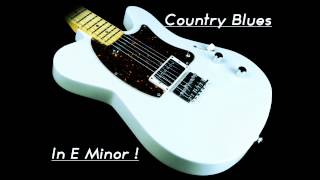 Backing Track 8 : Country Blues in E minor ! chords