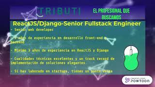 ReactJS / Django - Senior FullStack Engineer