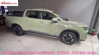 Radar Electric Pickuptruck - 410Km - 632Km Range.