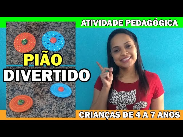 Como Fazer um PIÃO CASEIRO com CD💿 