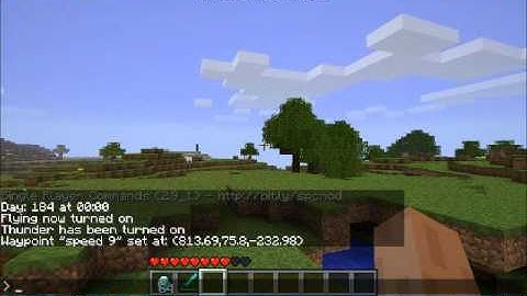Minecraft Mods - Single player commands