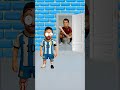 Messi is injured but where is the real doctor? #messi #shorts