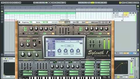 How to make deadmau5 synth in "October" using the Sylenth1