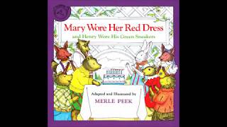 mary wore her red dress book Mary Wore Her Red Dress Adapted Book, Pocket Chart Activity, Literacy & Math