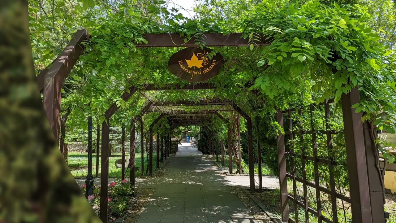 Bojnice Kúpele - Lázně Bojnice - procházka - Spa Bojnice Slovakia - Walk around the spa complex