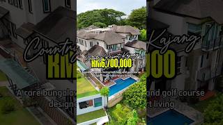 Your lakefront golf bungalow in Saujana Impian Kajang — ready to move in.