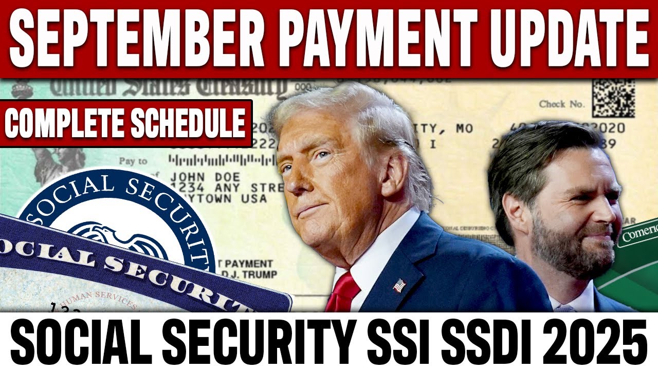 SOCIAL SECURITY CHECKS: Complete SEPTEMBER 2025 Payment Schedule | INCREASE + STIMULUS CHECKS Update