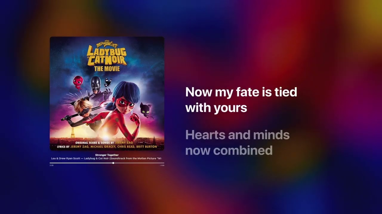 Stronger Together - Lou & Drew Ryan Scott (Miraculous Karaoke)