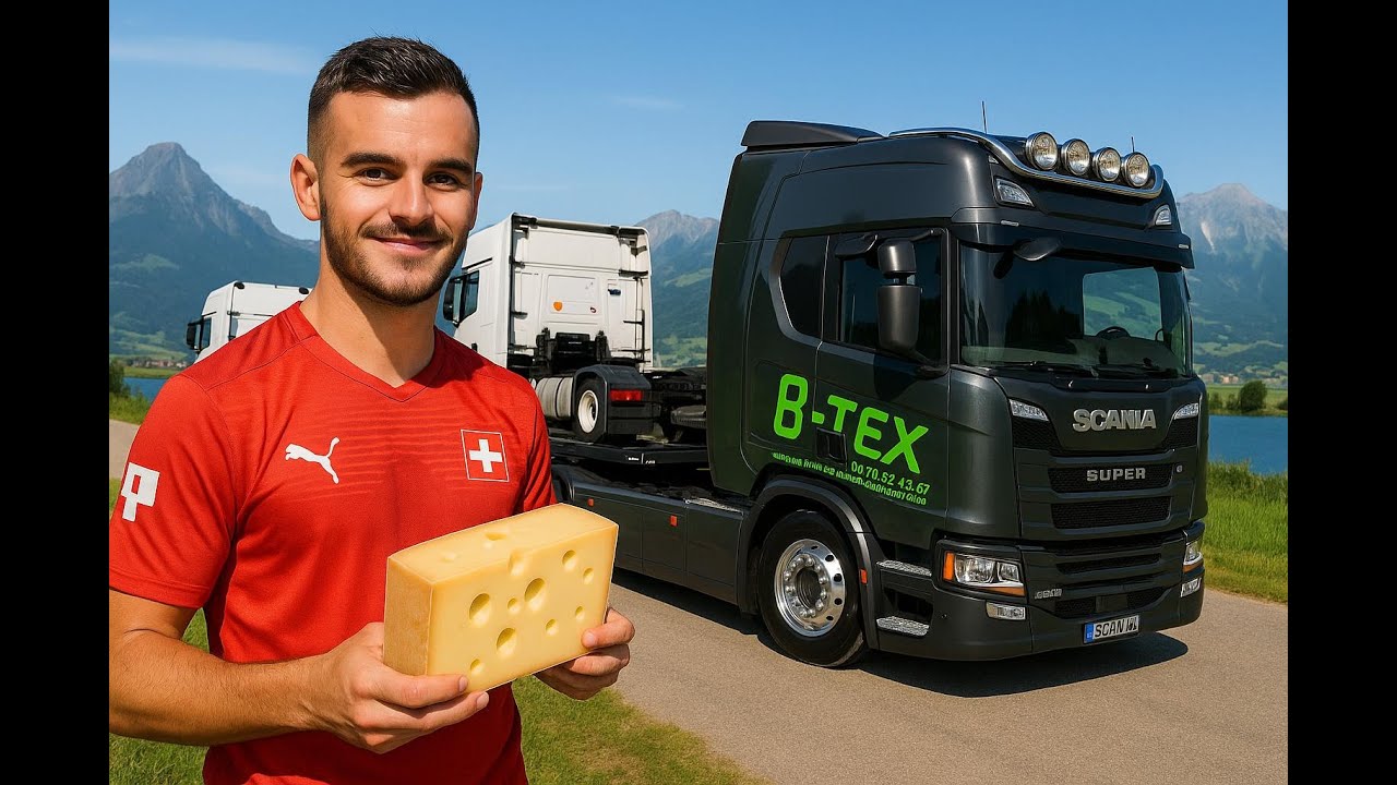 Direction la Suisse🇨🇭#Truckvlog11