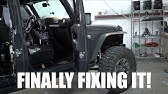 2007 - 2011 Jeep JK rear door window regulator replacement - YouTube