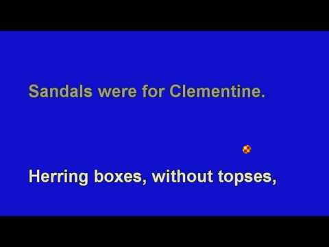 Oh My Darling Clementine Youtube