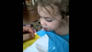 Prestynn Trying To Blow Up A Beach Ball