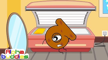 Alphabuddies Letter A | Tan | Abc Phonics For Kids