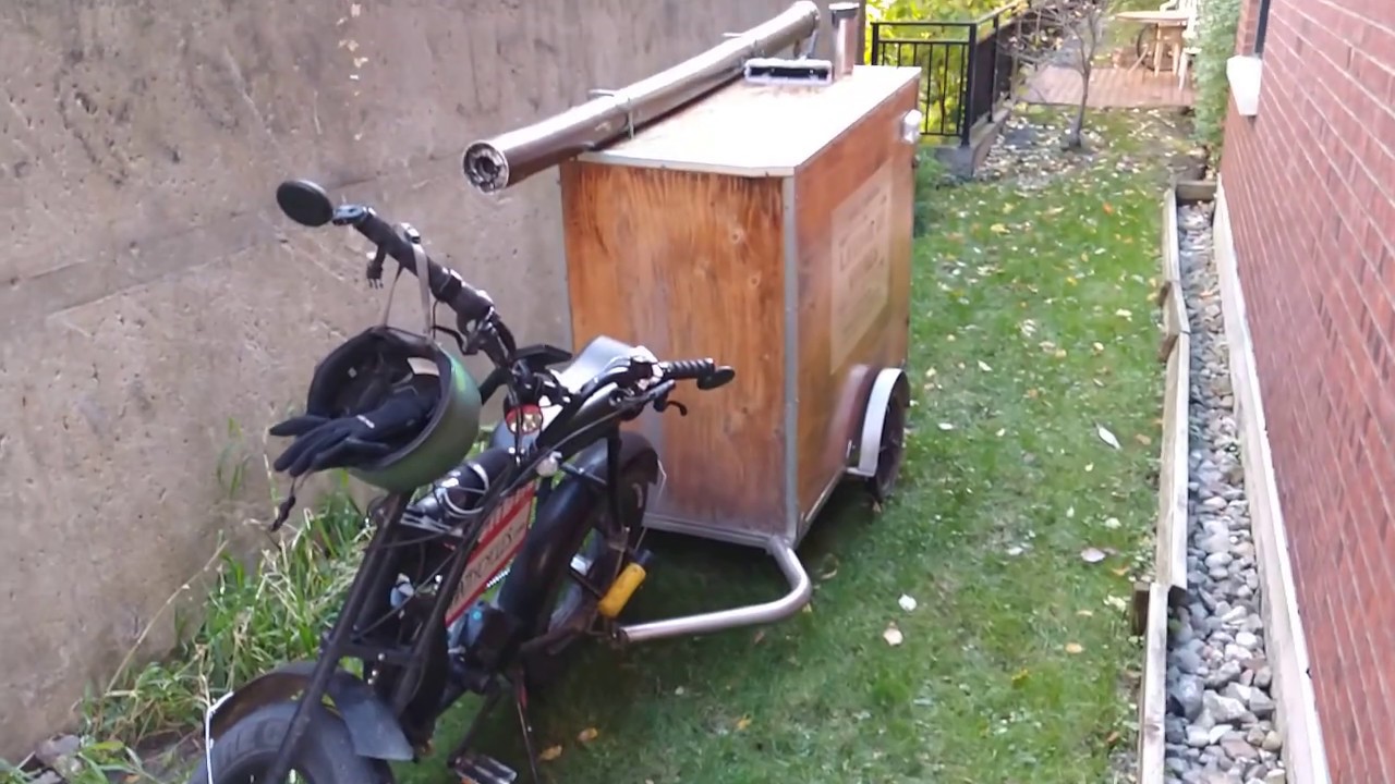 Window Cleaning Cargo Bike and Trailer YouTube
