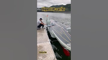 The biggest rc carrier in the world #rcships #rcboat #rcmodel #scalerc  #biggest #aircraftcarrier