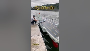 The biggest rc carrier in the world #rcships #rcboat #rcmodel #scalerc  #biggest #aircraftcarrier
